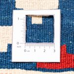 Kelim Fars Teppich 100x103cm - dunkelblau