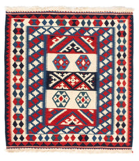 Kelim Fars Teppich 102x105cm - dunkelblau – product image