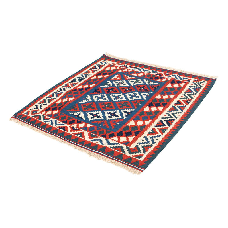 Kelim Fars Teppich 103x106cm - dunkelblau