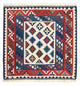 Kelim Fars Teppich 102x104cm - mehrfarbig
