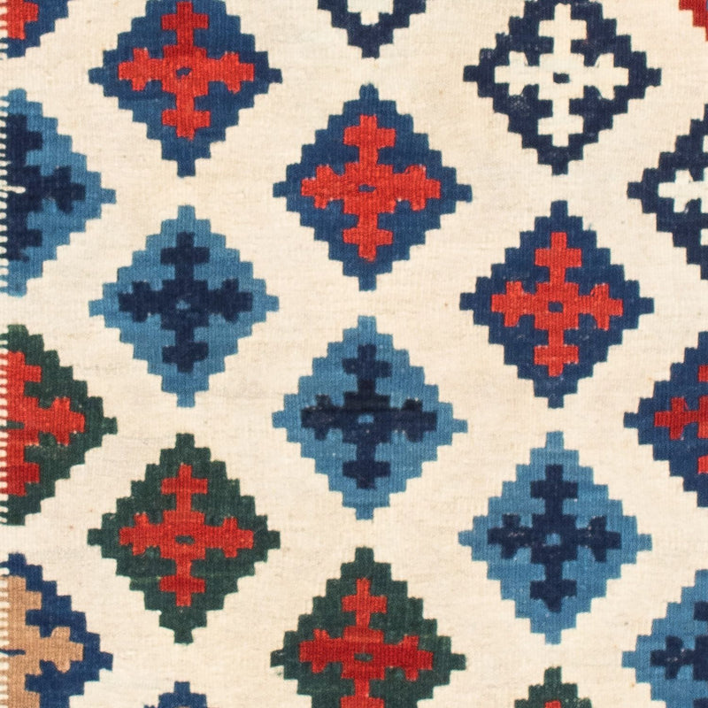 Kelim Fars Teppich 102x104cm - mehrfarbig