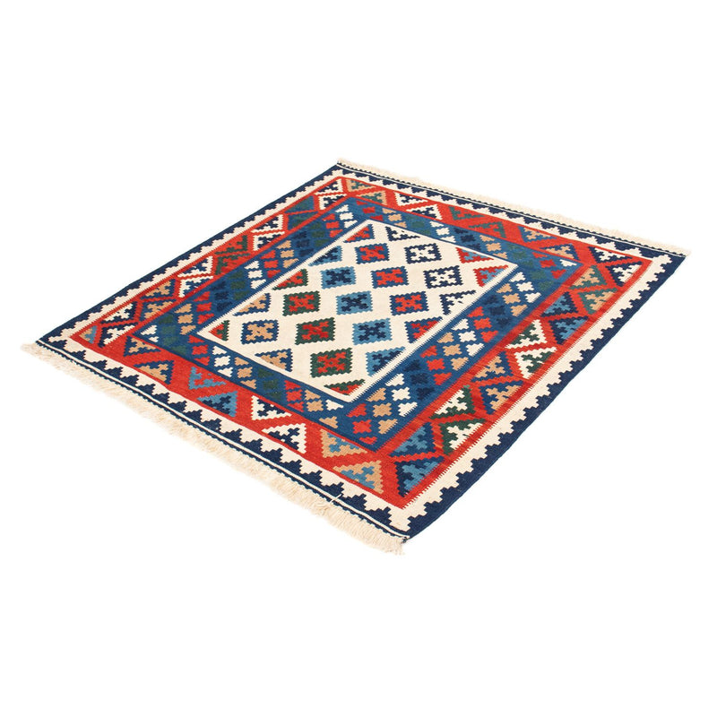 Kelim Fars Teppich 102x104cm - mehrfarbig