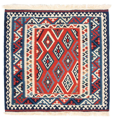 Kelim Fars Teppich 101x103cm - mehrfarbig