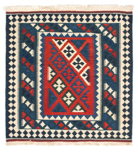 Kelim Fars Teppich 102x105cm - mehrfarbig – product image
