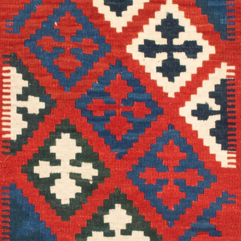 Kelim Fars Teppich 102x105cm - mehrfarbig
