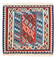 Kelim Fars Teppich 100x104cm - mehrfarbig