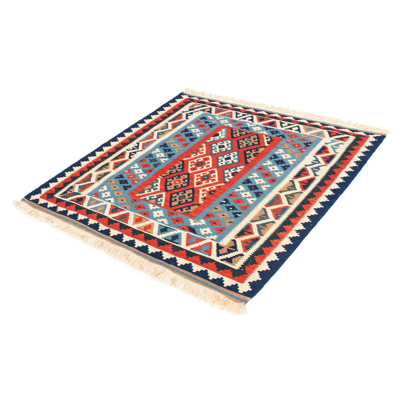 Kelim Fars Teppich 100x104cm - mehrfarbig