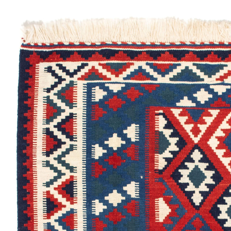 Kelim Fars Teppich 103x104cm - dunkelblau