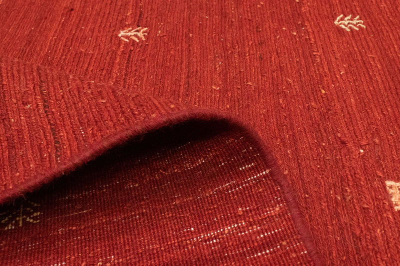 Gabbeh Teppich - Perser 121 x 187 cm - rot