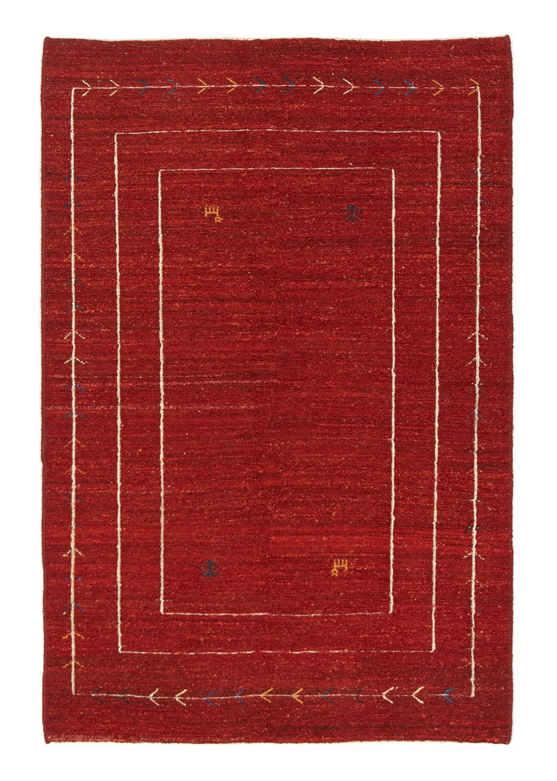 Gabbeh Teppich - Perser 114 x 173 cm - rot
