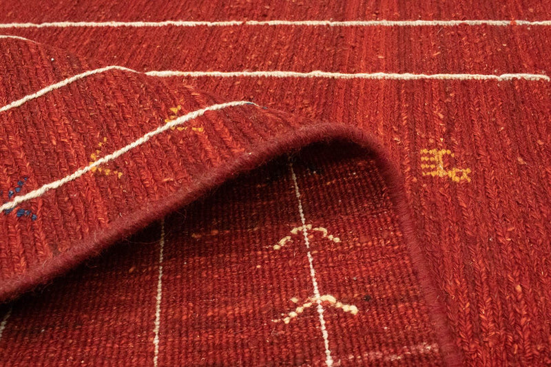 Gabbeh Teppich - Perser 114 x 173 cm - rot