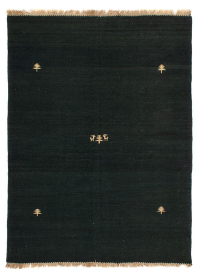 Kelim Fars Teppich 150x200cm - dunkelblau