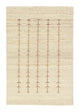 Gabbeh Persisch Teppich 101x145cm - Perserteppich Wollteppich - beige