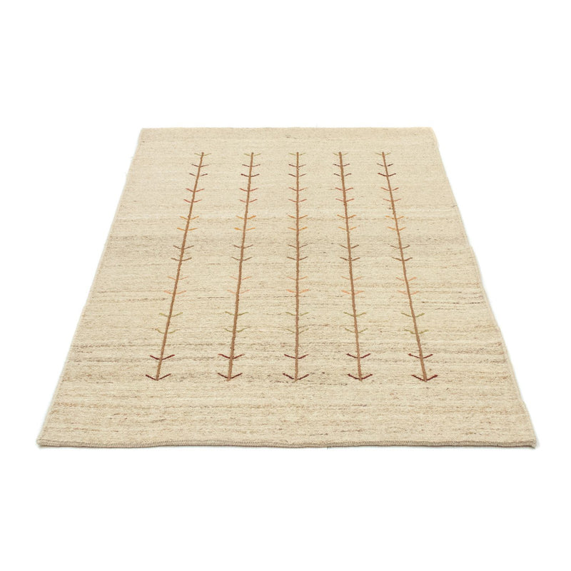Gabbeh Persisch Teppich 101x145cm - Perserteppich Wollteppich - beige