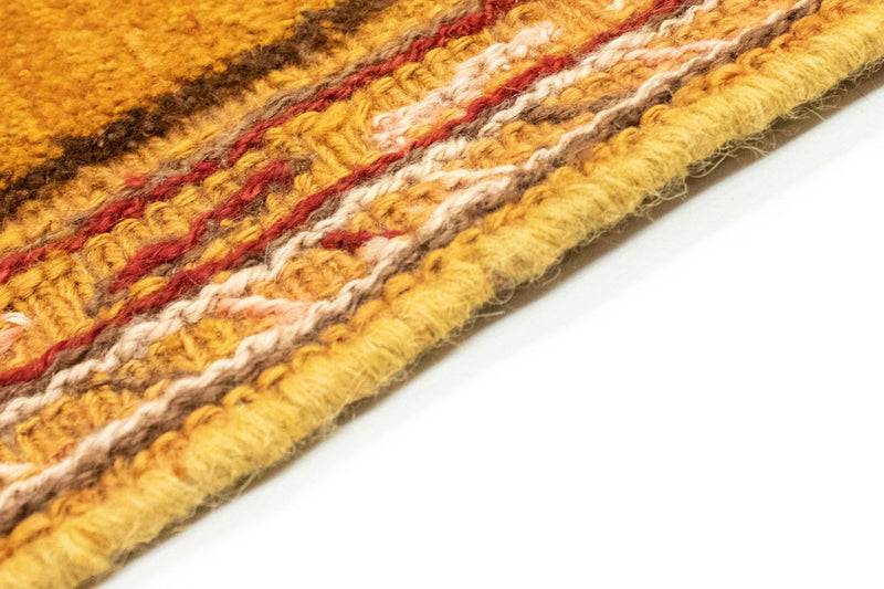 Gabbeh Teppich - Perser 116 x 173 cm - gold