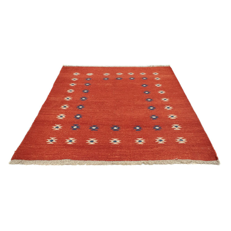 Gabbeh Persisch Teppich 152x192cm - Perserteppich Wollteppich - rot