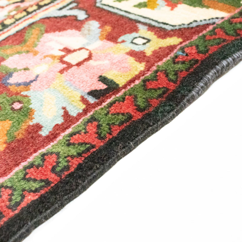 Bachtiar Teppich 136x197cm - Perserteppich - dunkelrot