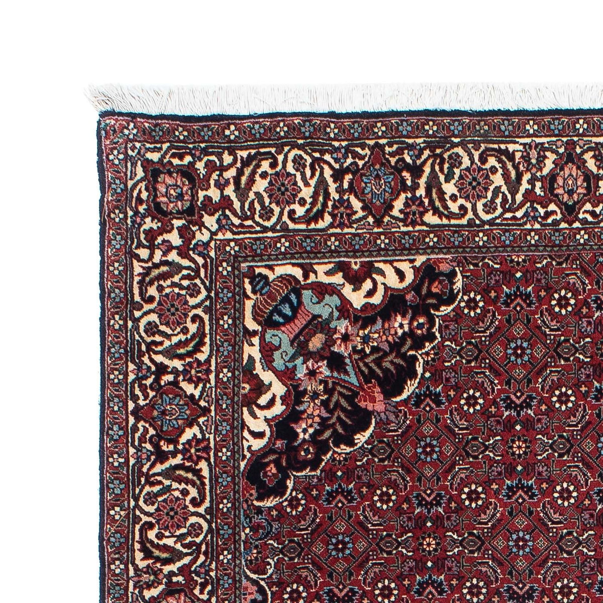 Bidjar Teppich 114x194cm - Perserteppich - dunkelrot