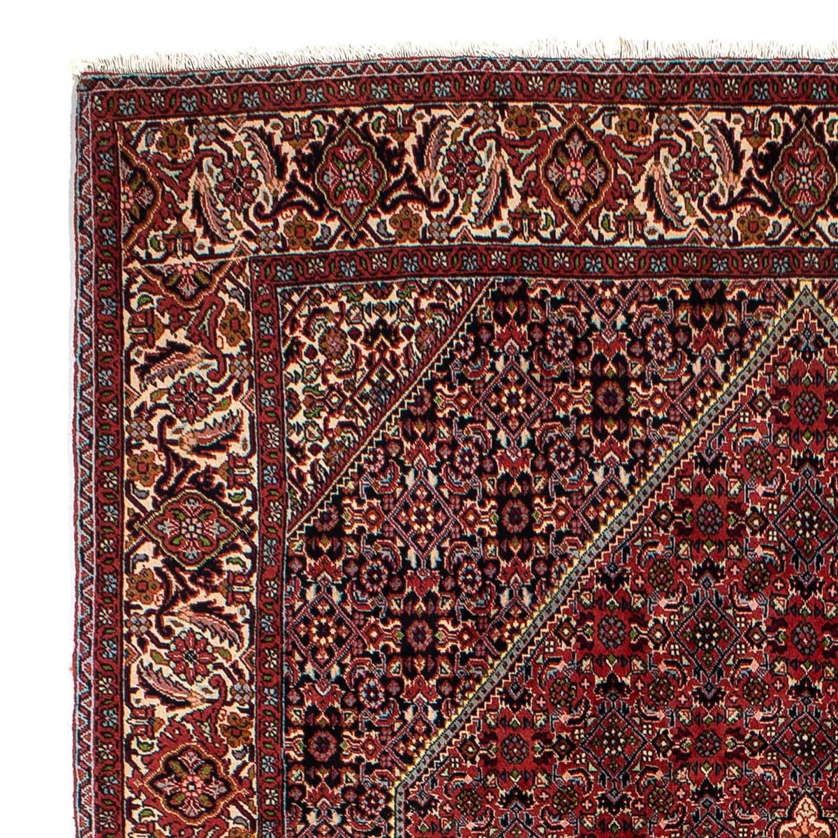 Bidjar Teppich 206x290cm - Perserteppich - dunkelrot