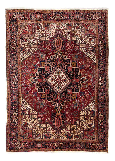 Heriz Teppich 245x326cm - Perserteppich - dunkelrot