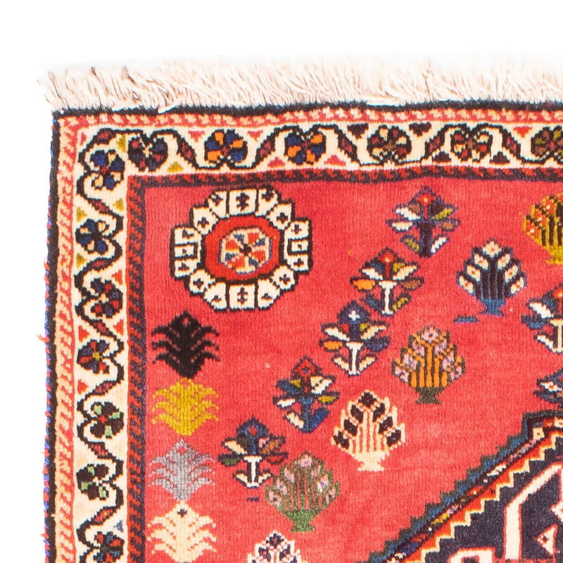 Ghashghai Teppich 81x157cm - Perserteppich - rot
