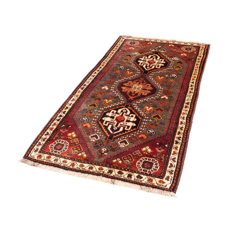 Ghashghai Teppich 86x158cm - Perserteppich - dunkelbraun