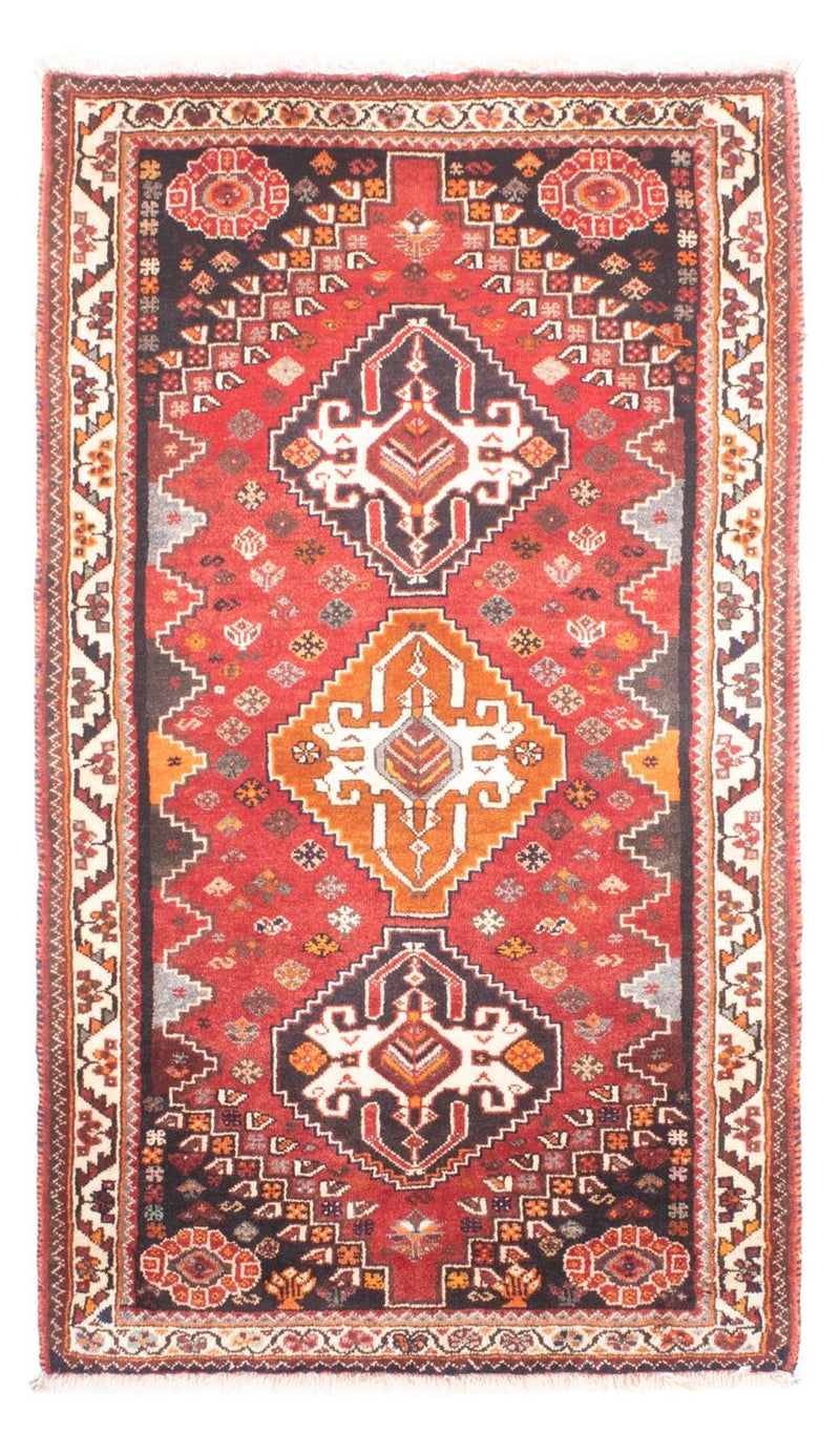Ghashghai Teppich 92x165cm - Perserteppich - rot