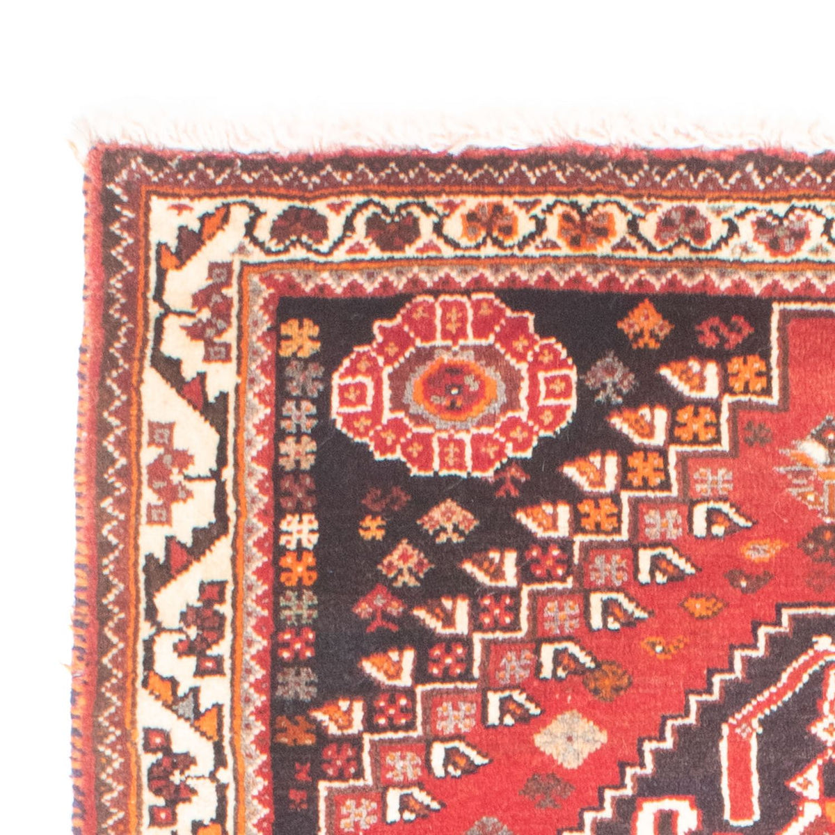 Ghashghai Teppich 92x165cm - Perserteppich - rot