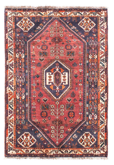 Ghashghai Teppich 107x152cm - Perserteppich - dunkelrot
