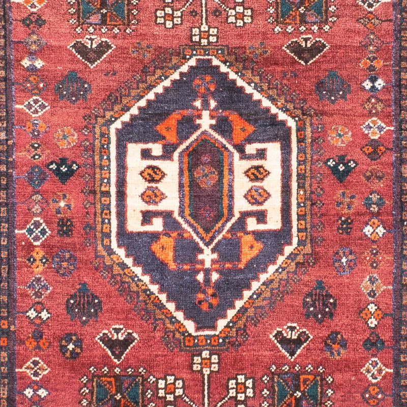 Ghashghai Teppich 107x152cm - Perserteppich - dunkelrot