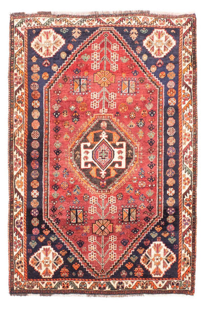 Ghashghai Teppich 106x157cm - Perserteppich - dunkelrot