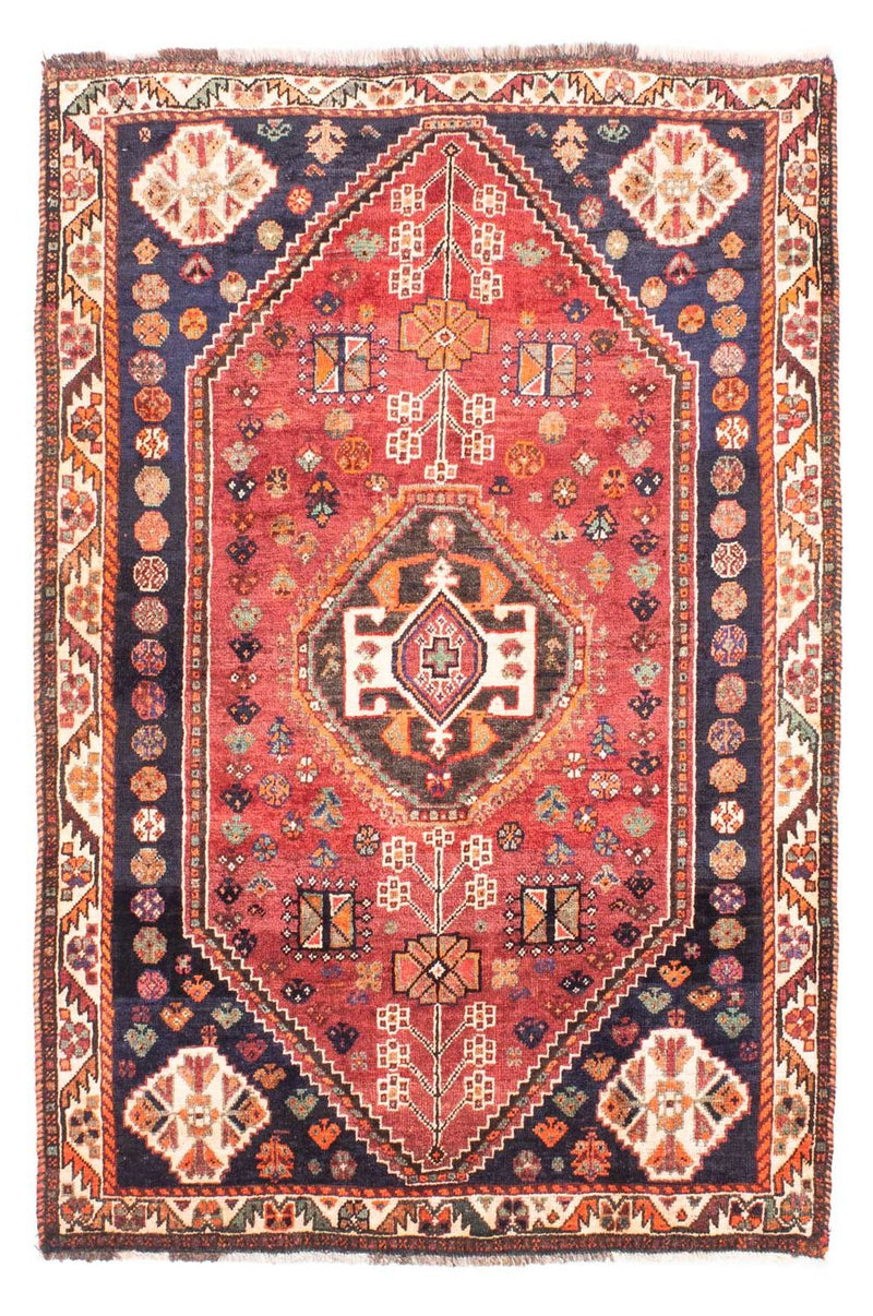 Ghashghai Teppich 106x157cm - Perserteppich - dunkelrot