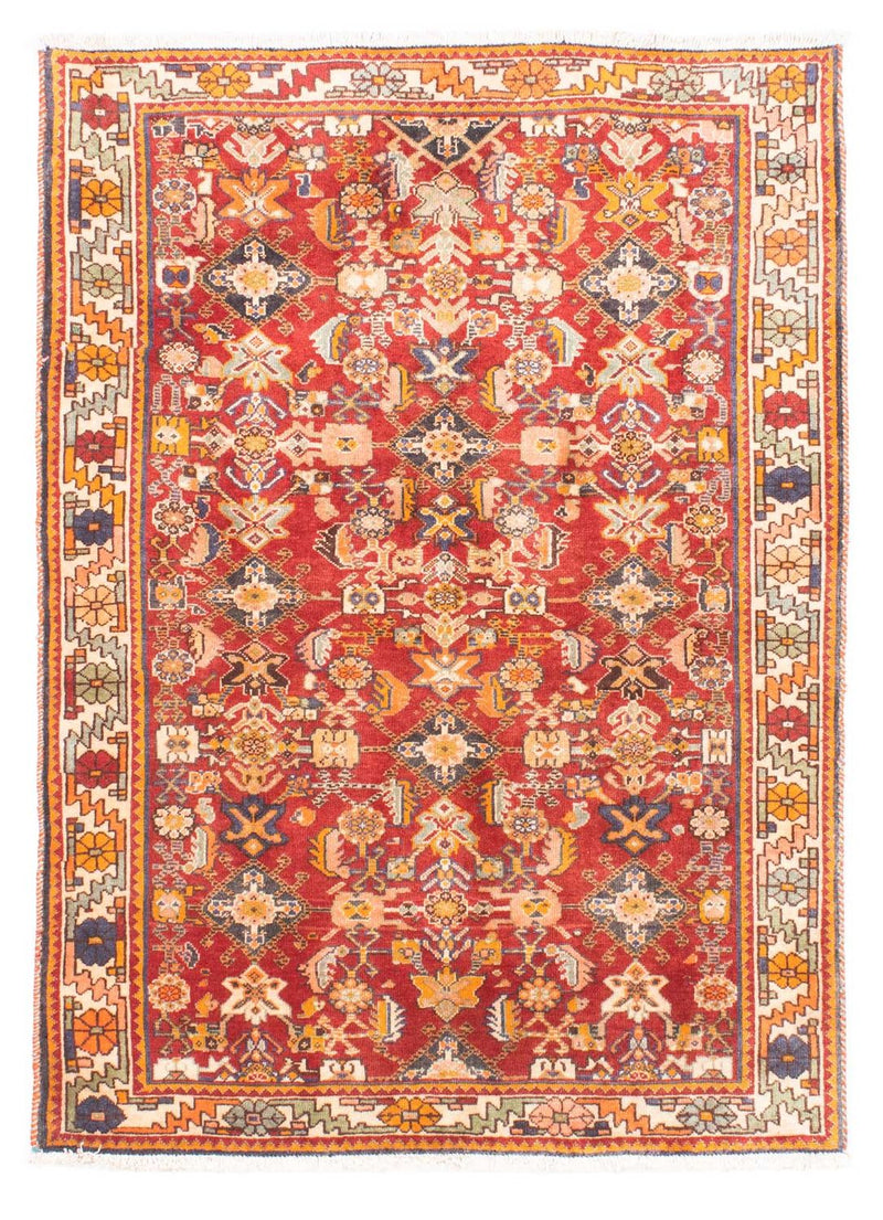 Ghashghai Teppich 105x149cm - Perserteppich - dunkelrot