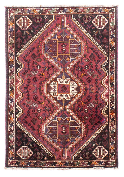 Ghashghai Teppich 108x157cm - Perserteppich - dunkelrot