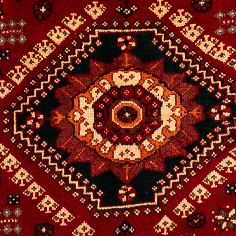 Ghashghai Teppich 185x272cm - Perserteppich - dunkelrot
