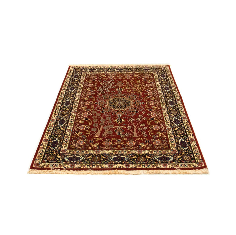 Ghom Teppich 102x148cm - Perserteppich - rot