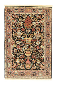 Perserteppich - Ghom 102 x 157 cm - schwarz – product image