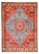 Abadeh Teppich 158x203cm - Perserteppich - hellblau