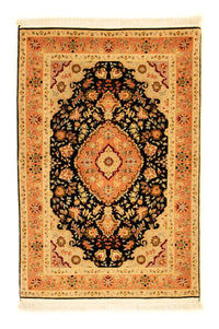 Täbriz - 50 Raj Teppich 103x155cm - Perserteppich - schwarz – product image