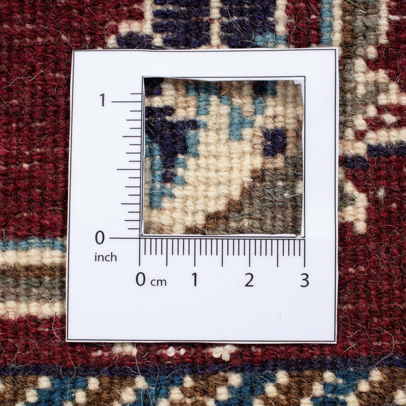 Nain Teppich 88x135cm - Perserteppich - dunkelrot