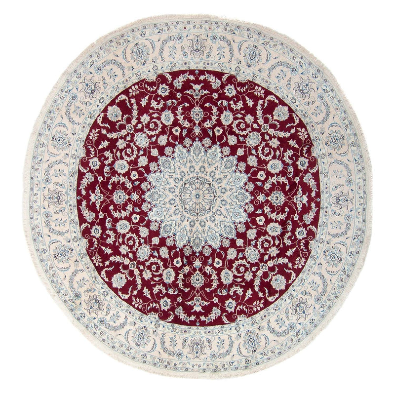 Nain Teppich 295x295cm - Perserteppich - dunkelrot