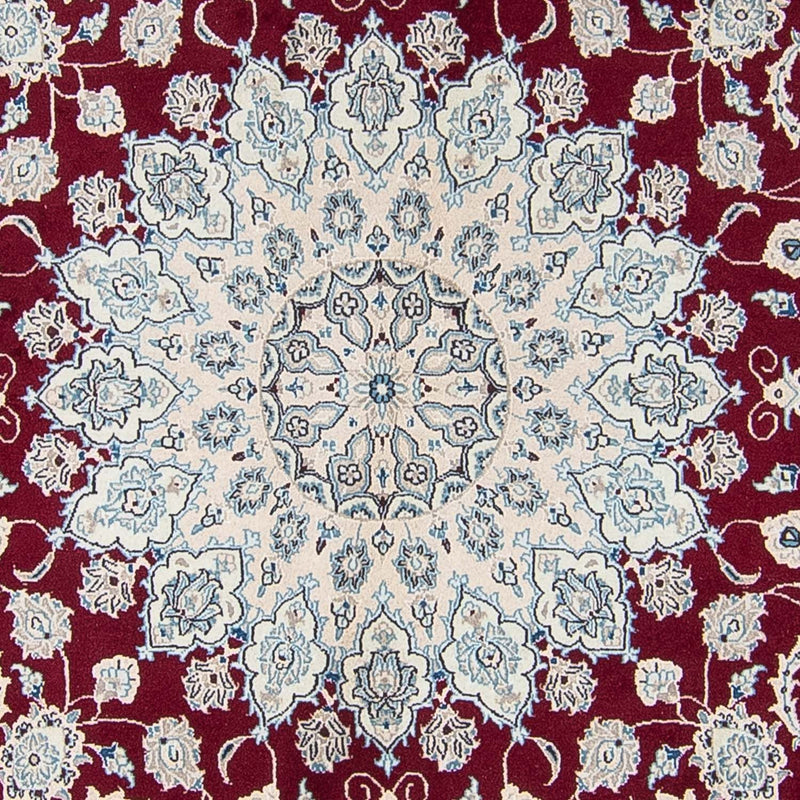 Nain Teppich 295x295cm - Perserteppich - dunkelrot
