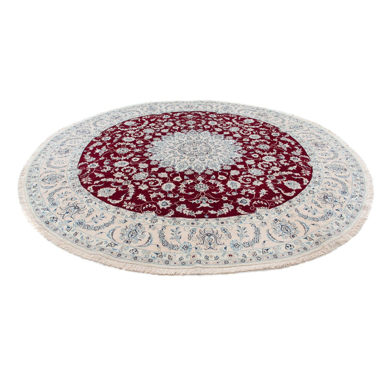 Nain Teppich 295x295cm - Perserteppich - dunkelrot