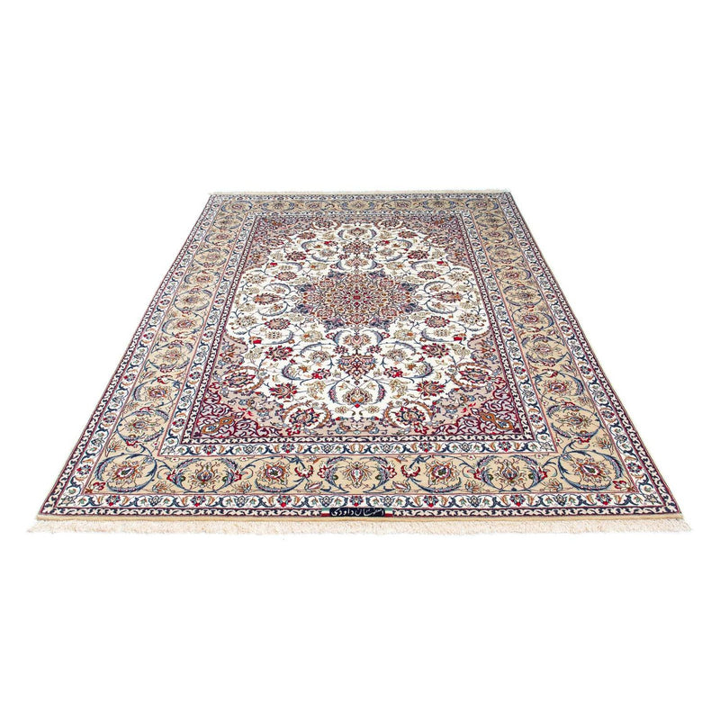 Isfahan Teppich 158x237cm - Perserteppich - beige