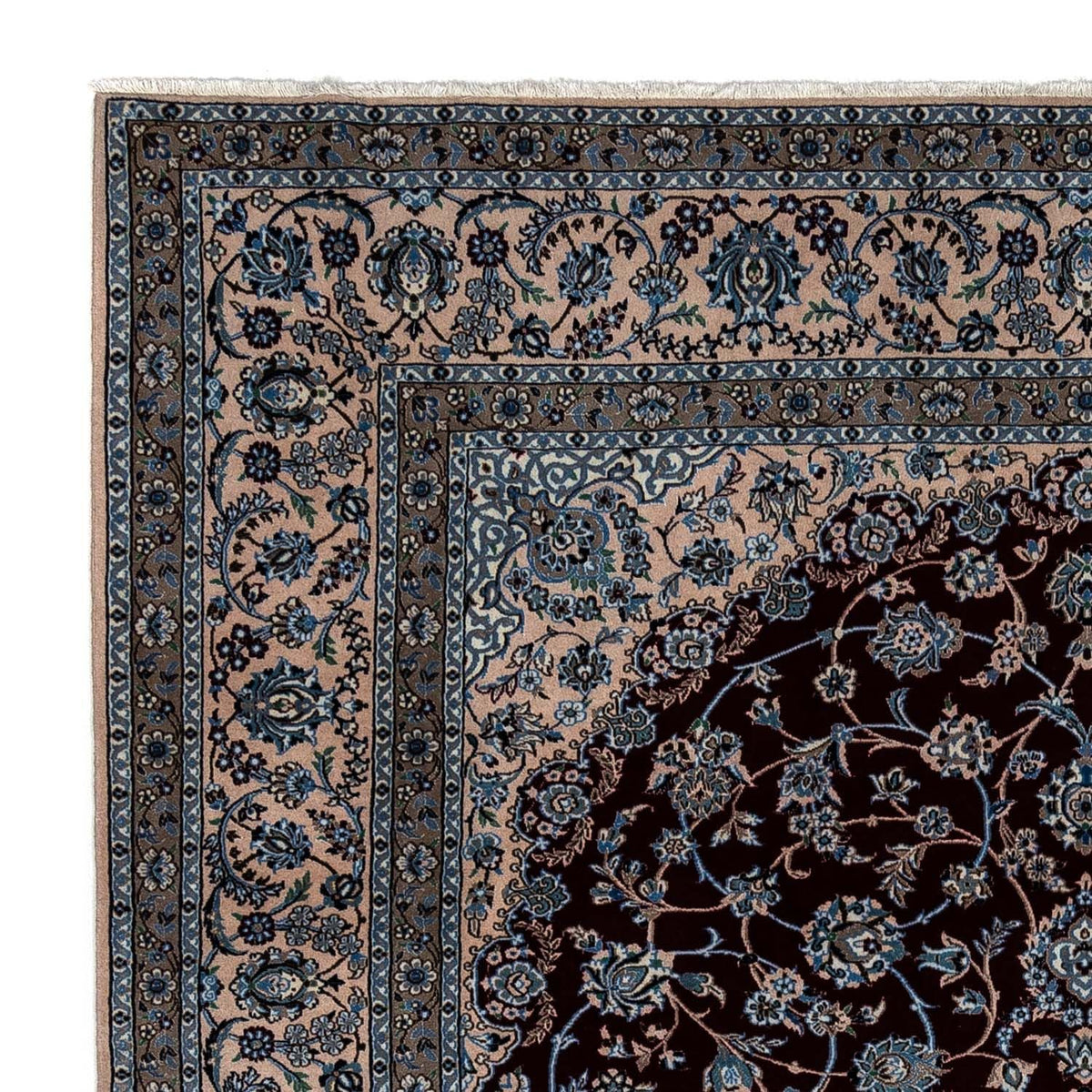 Nain - 9La Teppich 248x347cm - Perserteppich - schwarz