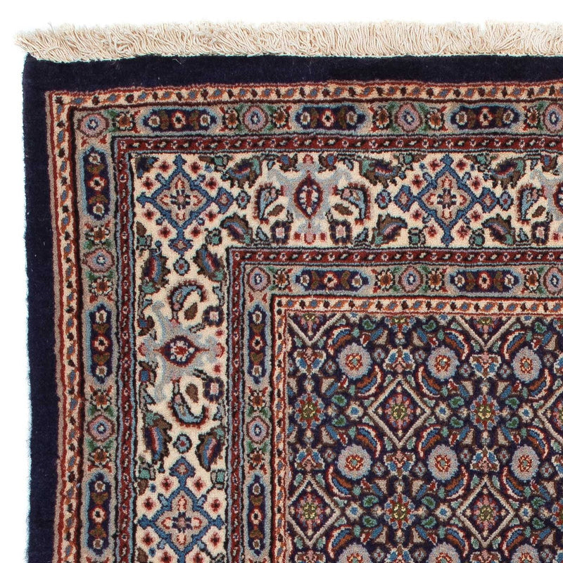 Moud Teppich 94x143cm - Perserteppich - dunkelblau
