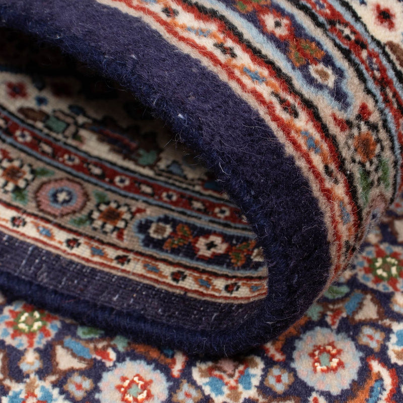 Moud Teppich 94x143cm - Perserteppich - dunkelblau
