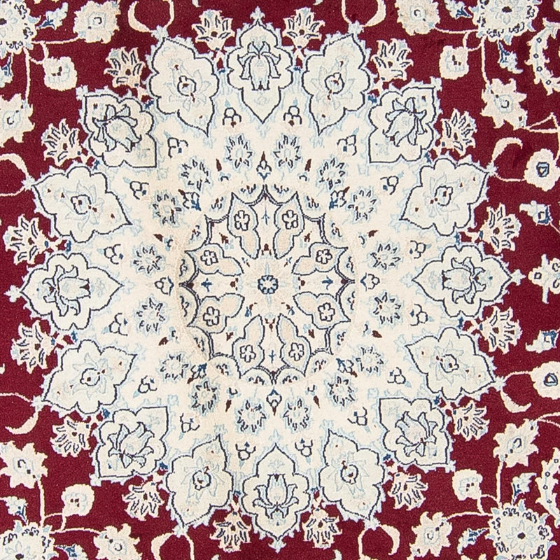 Nain Teppich 300x300cm - Perserteppich - dunkelrot