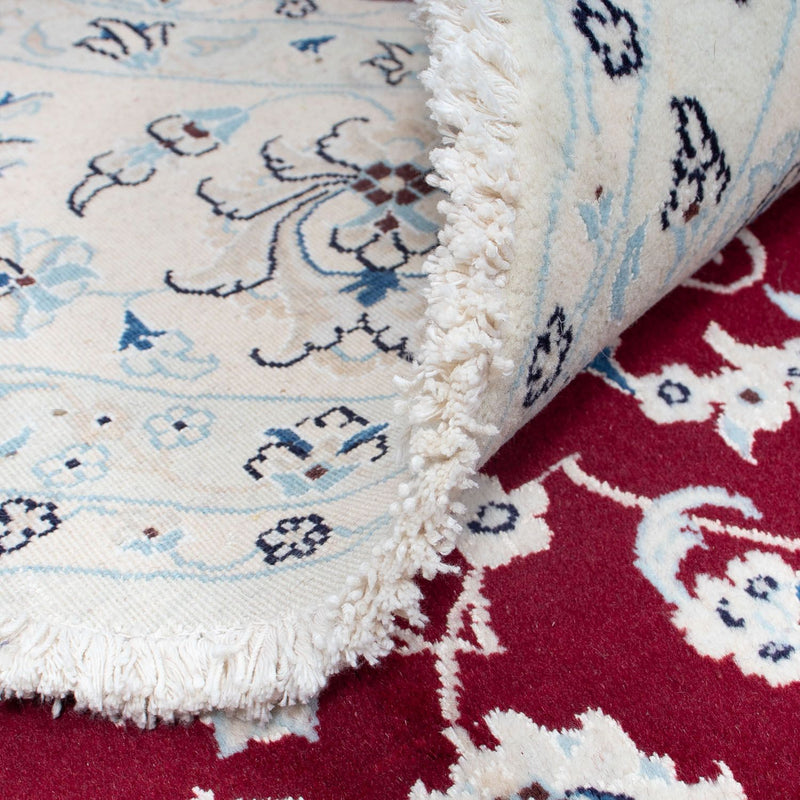 Nain Teppich 300x300cm - Perserteppich - dunkelrot