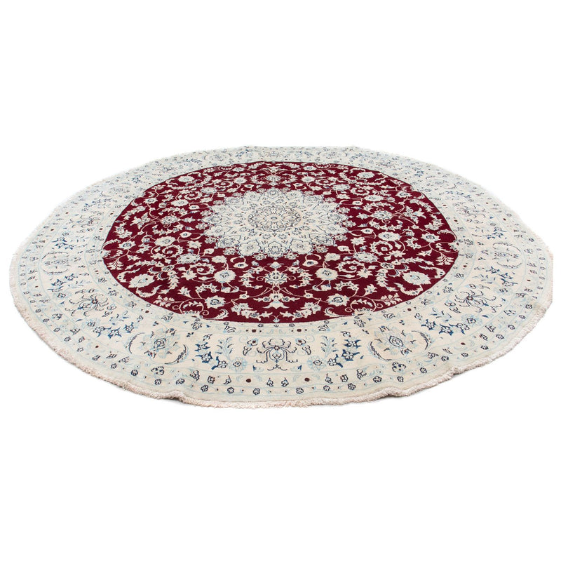 Nain Teppich 300x300cm - Perserteppich - dunkelrot